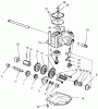 Toro 20487 (SR-21OSBB) - Super Recycler Mower, SR-21OSBB, 1998 (8900001-8999999) Listas de piezas de repuesto y dibujos GEAR CASE ASSEMBLY