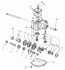 Toro 20487 (SR-21OSBB) - Super Recycler Mower, SR-21OSBB, 2000 (200000001-200999999) Listas de piezas de repuesto y dibujos GEAR CASE ASSEMBLY
