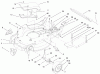 Toro 20488 (SR-21OSE) - Super Recycler Mower, SR-21OSE, 1998 (8900001-8999999) Listas de piezas de repuesto y dibujos HOUSING ASSEMBLY