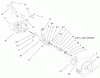Toro 20489 (V-21S) - Vacu-Power Mower, V-21S, 1998 (8900001-8999999) Listas de piezas de repuesto y dibujos REAR AXLE ASSEMBLY