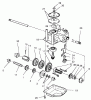 Toro 20490 (V-21SB) - Vacu-Power Mower, V-21SB, 1998 (8900001-8999999) Listas de piezas de repuesto y dibujos GEAR CASE ASSEMBLY