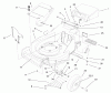 Toro 20490 (V-21SB) - Vacu-Power Mower, V-21SB, 1998 (8900001-8999999) Listas de piezas de repuesto y dibujos HOUSING ASSEMBLY