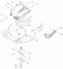 Toro 20493 (SR-21P) - Super Recycler Mower, SR-21P, 1998 (8900001-8999999) Listas de piezas de repuesto y dibujos ENGINE & BLADE ASSEMBLY