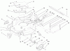 Toro 20495 (SR-21SE) - Super Recycler Mower, SR-21SE, 1998 (8900001-8999999) Listas de piezas de repuesto y dibujos HOUSING ASSEMBLY