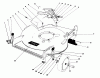 Toro 20511 - Lawnmower, 1989 (9000001-9999999) Listas de piezas de repuesto y dibujos HOUSING ASSEMBLY (USED ON UNITS WITH SERIAL NOW 9005568 THRU 9018484)
