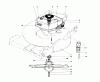 Toro 20517 - Lawnmower, 1977 (7000001-7999999) Listas de piezas de repuesto y dibujos ENGINE ASSEMBLY (MODEL NO. 20517)