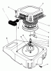 Toro 20522C - Lawnmower, 1987 (7000001-7999999) Listas de piezas de repuesto y dibujos RECOIL ASSEMBLY (ENGINE MODEL NO. VMG6)