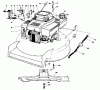 Toro 20526 - Lawnmower, 1987 (7000001-7999999) Listas de piezas de repuesto y dibujos ENGINE ASSEMBLY (MODEL NO. VMG6) #1