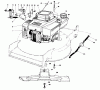 Toro 20526C - Lawnmower, 1987 (7000001-7999999) Listas de piezas de repuesto y dibujos ENGINE ASSEMBLY (MODEL NO. VMG6) #1