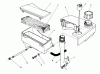 Toro 20526C - Lawnmower, 1988 (8000001-8999999) Listas de piezas de repuesto y dibujos AIR CLEANER & FUEL TANK ASSEMBLY (MODEL NO. VMH7)