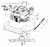 Toro 20526C - Lawnmower, 1988 (8000001-8999999) Listas de piezas de repuesto y dibujos ENGINE ASSEMBLY