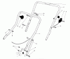 Toro 20531 - Lawnmower, 1988 (8000001-8999999) Listas de piezas de repuesto y dibujos HANDLE ASSEMBLY