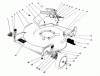 Toro 20531 - Lawnmower, 1989 (9000001-9999999) Listas de piezas de repuesto y dibujos HOUSING ASSEMBLY