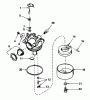 Toro 20532 - Lawnmower, 1989 (9000001-9999999) Listas de piezas de repuesto y dibujos CARBURETOR NO. 632099