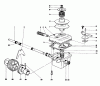 Toro 20550 - Lawnmower, 1975 (5000001-5999999) Listas de piezas de repuesto y dibujos GEAR CASE ASSEMBLY