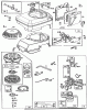 Toro 20561 - Lawnmower, 1990 (0000001-0999999) Listas de piezas de repuesto y dibujos ENGINE MODEL NO. 124702-3115-01