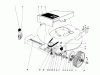 Toro 20562 - Lawnmower, 1976 (6000001-6999999) Listas de piezas de repuesto y dibujos FRONT WHEEL AND PIVOT ARM ASSEMBLY