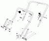 Toro 20563 - Lawnmower, 1990 (0000001-0999999) Listas de piezas de repuesto y dibujos HANDLE ASSEMBLY