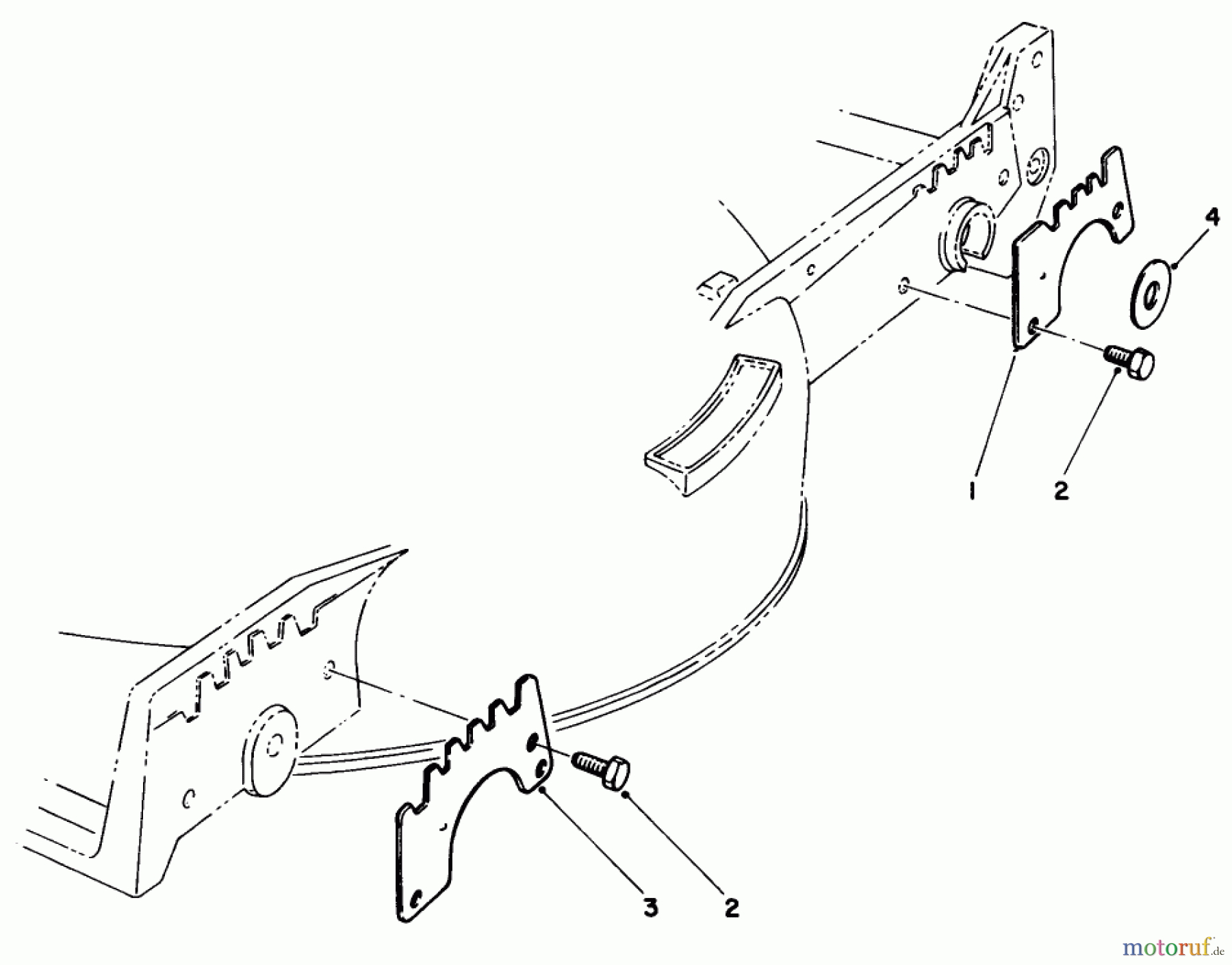  Toro Neu Mowers, Walk-Behind Seite 1 20563 - Toro Lawnmower, 1990 (0000001-0999999) WEAR PLATE MODEL NO. 49-4080 (OPTIONAL)