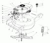 Toro 20574 - Lawnmower, 1983 (3000001-3999999) Listas de piezas de repuesto y dibujos ENGINE ASSEMBLY