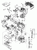 Toro 20574 - Lawnmower, 1985 (5000001-5999999) Listas de piezas de repuesto y dibujos ENGINE TECUMSEH MODEL NO. TNT 100-10084E