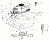Toro 20574 - Lawnmower, 1986 (6000001-6999999) Listas de piezas de repuesto y dibujos ENGINE ASSEMBLY