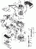 Toro 20574 - Lawnmower, 1986 (6000001-6999999) Listas de piezas de repuesto y dibujos ENGINE TECUMSEH MODEL NO. TNT 100 10097E