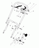 Toro 20574 - Lawnmower, 1987 (7000001-7999999) Listas de piezas de repuesto y dibujos HANDLE ASSEMBLY