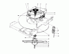Toro 20575 - Lawnmower, 1978 (8000001-8007500) Listas de piezas de repuesto y dibujos ENGINE ASSEMBLY