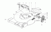 Toro 20575 - Lawnmower, 1978 (8007501-8999999) Listas de piezas de repuesto y dibujos HOUSING ASSEMBLY