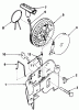Toro 20577 - Lawnmower, 1985 (5000001-5999999) Listas de piezas de repuesto y dibujos STARTER ASSEMBLY NO. 590532