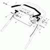Toro 20581 - Lawnmower, 1983 (3000001-3999999) Listas de piezas de repuesto y dibujos TRACTION CONTROL ASSEMBLY