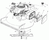 Toro 20581 - Lawnmower, 1985 (5000001-5999999) Listas de piezas de repuesto y dibujos ENGINE ASSEMBLY