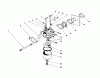 Toro 20581 - Lawnmower, 1987 (7000001-7999999) Listas de piezas de repuesto y dibujos CARBURETOR ASSEMBLY (ENGINE MODEL NO. 47PF5 & 47PG6)