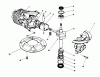 Toro 20581 - Lawnmower, 1988 (8000001-8999999) Listas de piezas de repuesto y dibujos ENGINE ASSEMBLY (ENGINE MODEL NO. 47PH7)