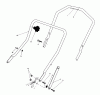 Toro 20581 - Lawnmower, 1988 (8000001-8999999) Listas de piezas de repuesto y dibujos HANDLE ASSEMBLY