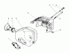 Toro 20581 - Lawnmower, 1988 (8000001-8999999) Listas de piezas de repuesto y dibujos MUFFLER ASSEMBLY (ENGINE MODEL NO.47PH7)