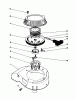 Toro 20581 - Lawnmower, 1988 (8000001-8999999) Listas de piezas de repuesto y dibujos RECOIL ASSEMBLY (ENGINE MODEL NO. 47PH7)