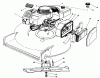 Toro 20582C - Lawnmower, 1986 (6000001-6999999) Listas de piezas de repuesto y dibujos ENGINE ASSEMBLY