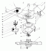 Toro 20584 - Lawnmower, 1985 (5000001-4999999) Listas de piezas de repuesto y dibujos BLADE BRAKE CLUTCH ASSEMBLY