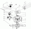 Toro 20584 - Lawnmower, 1986 (6000001-6999999) Listas de piezas de repuesto y dibujos BLADE BRAKE CLUTCH ASSEMBLY