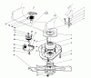 Toro 20584 - Lawnmower, 1988 (8000001-8999999) Listas de piezas de repuesto y dibujos BLADE BRAKE CLUTCH ASSEMBLY