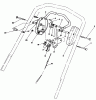 Toro 20584C - Lawnmower, 1989 (9000001-9999999) Listas de piezas de repuesto y dibujos CONTROL ASSEMBLY