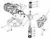 Toro 20584C - Lawnmower, 1989 (9000001-9999999) Listas de piezas de repuesto y dibujos CRANKSHAFT ASSEMBLY (ENGINE MODEL NO. 47PJ8)