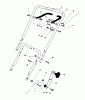 Toro 20586 - Lawnmower, 1987 (7000001-7999999) Listas de piezas de repuesto y dibujos HANDLE ASSEMBLY