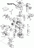 Toro 20586 - Lawnmower, 1989 (9000001-9999999) Listas de piezas de repuesto y dibujos ENGINE TECUMSEH MODEL NO. TVS100-44016B