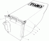 Toro 20586 - Lawnmower, 1989 (9000001-9999999) Listas de piezas de repuesto y dibujos GRASS BAG ASSEMBLY NO. 11-4949
