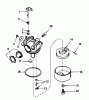 Toro 20586C - Lawnmower, 1989 (9000001-9999999) Listas de piezas de repuesto y dibujos CARBURETOR NO. 632098