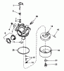 Toro 20587 - Lawnmower, 1990 (0000001-0999999) Listas de piezas de repuesto y dibujos CARBURETOR NO. 632098