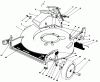 Toro 20588 - Lawnmower, 1986 (6000001-6999999) Listas de piezas de repuesto y dibujos HOUSING ASSEMBLY